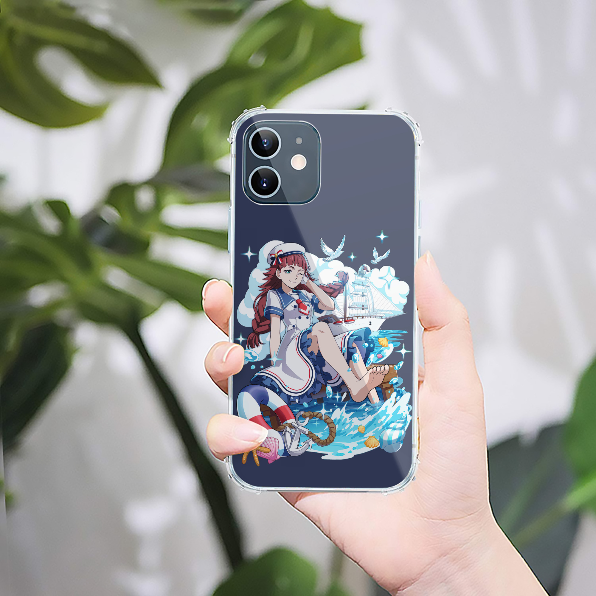 （画像用） 文豪ストレイドッグス Bungo Stray Dogs 【iPhone 12シリーズ対応】透明スマホケース（クリアソフトケース）